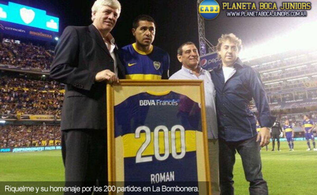 Riquelme llegó a los 200 en La Bombonera - Planeta Boca Juniors