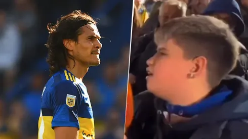 Un joven criticó a Cavani hace meses y se hizo viral. (Getty/Captura)
